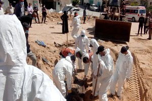 巴勒斯坦紧急服务部门：在加沙发现埋有50具遗体的乱葬坑